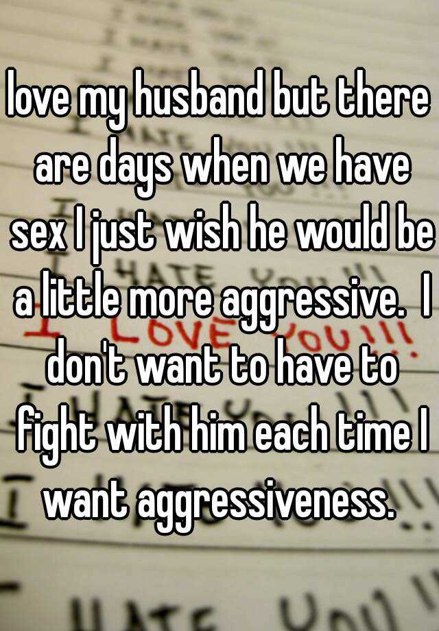 Just Be A Little More Aggressive!